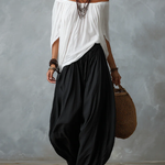 Amelia | Off-Shoulder Top & Lantern Pants Set