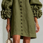 Anouk | Floral-Trim Mini Dress