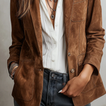 Millicent | Vintage Brown Blazer