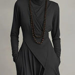 Claire | Elegant maxi dress with a draped design