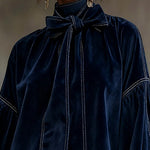 Trinidad™ | Mini Velvet Dress with Bow