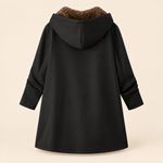 Heather | Cozy Hooded Longline Coat