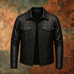 Caleb | Leather-Look Rider Jacket