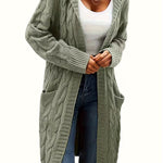 Harper | Long Hooded Cardigan
