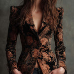Yvette™ | Ornate Floral Tailored Blazer