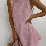 Casual Lace  Sleeveless Mini Dress