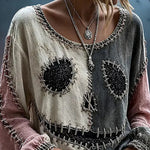 Spooky Season Velvet Long Sleeve Halloween Shirt