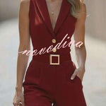 Vivienne Sophisticated Blazer Romper