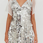 Celeste Glamour Sequin Mini Dress