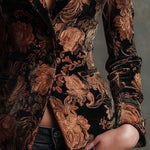 Yvette™ | Ornate Floral Tailored Blazer