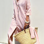 Corinne | Classic Striped Shirt Maxi