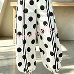 Napoleon Colorblock Polka Dot Zipper High Neck Chinese Style Buttons Pocket Sporty Jacket