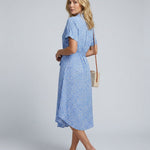 Lily Hargreaves | Floral Midi Shirt Dress For Women