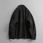 Loose Cotton Suit Collar Jacket