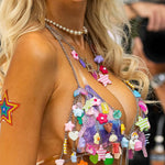 Holiday Colorful Candy Pendant Body Chain