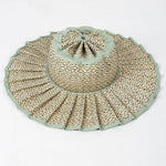 Stylish Foldable Sun-protective Woven Casual Straw Hat