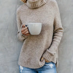 Bonnie | Women's Ribbed Knit Turtleneck Sweater