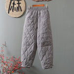 Loose Thick Warm Down Pants