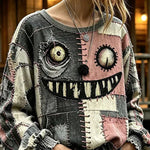 Spooky Season Velvet Long Sleeve Halloween Shirt
