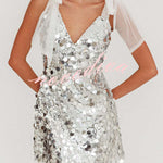 Celeste Glamour Sequin Mini Dress