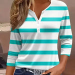 Amelia™ | Striped V-Neck Top