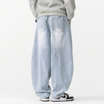 Japanese Retro Machete Denim Loose Wide-leg Harem Pants
