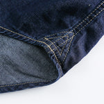 Denim Short-sleeved Loose Work Shirt