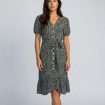 Lily Hargreaves | Floral Midi Shirt Dress For Women
