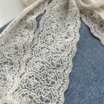 Elegant French Lace Triangle Scarf Tie Belt