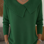 Yareli™ | Women's Oversized Collar Knit Jumper