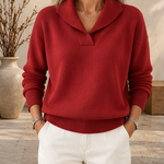 Clarissa | The Forgiving-Fit V-Neck Jumper