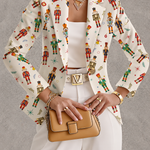 VIVENNE | NUTCRACKER PRINT BLAZER