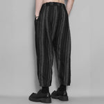 Striped Loose Tassel Casual Pants