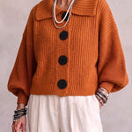 Claudine | Chunky Collared Cardigan