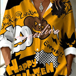 Fun Jack-O'-Lantern Face Orange Shirt
