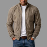 Noah | Suede Bomber Jacket