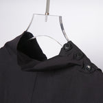 Simple Loose Pile Collar Short Sleeve T-Shirt
