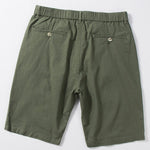 Thin Cotton and Linen Basic Solid Color Straight Loose Shorts