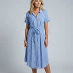 Lily Hargreaves | Floral Midi Shirt Dress For Women