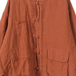 Limited Stock- Winter Pure Color Pocket Retro Coat
