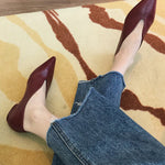 Retro Pointed-toe Low-cut Flat Shoes