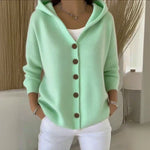 Zoé™ - Soft Knit Cardigan with Hood