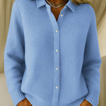 Camille™ | Textured Button-Up Cardigan