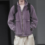 Hooded Work Jacket Vintage Casual  Jacket