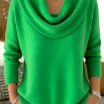 Marie™ | Women's Cowl Neck Knit Sweater