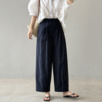High Waist Straight Loose Casual Wide Leg Pants