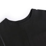 Japanese Casual Irregular Short-sleeved T-shirt Pleated Skirt