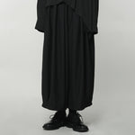 Japanese Style Wide-leg Casual Nine-point Pants
