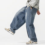 Japanese Retro Machete Denim Loose Wide-leg Harem Pants