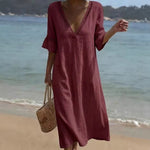 ELARA™ | Breezy Maxi Dress Flattering Comfort Seaside Style